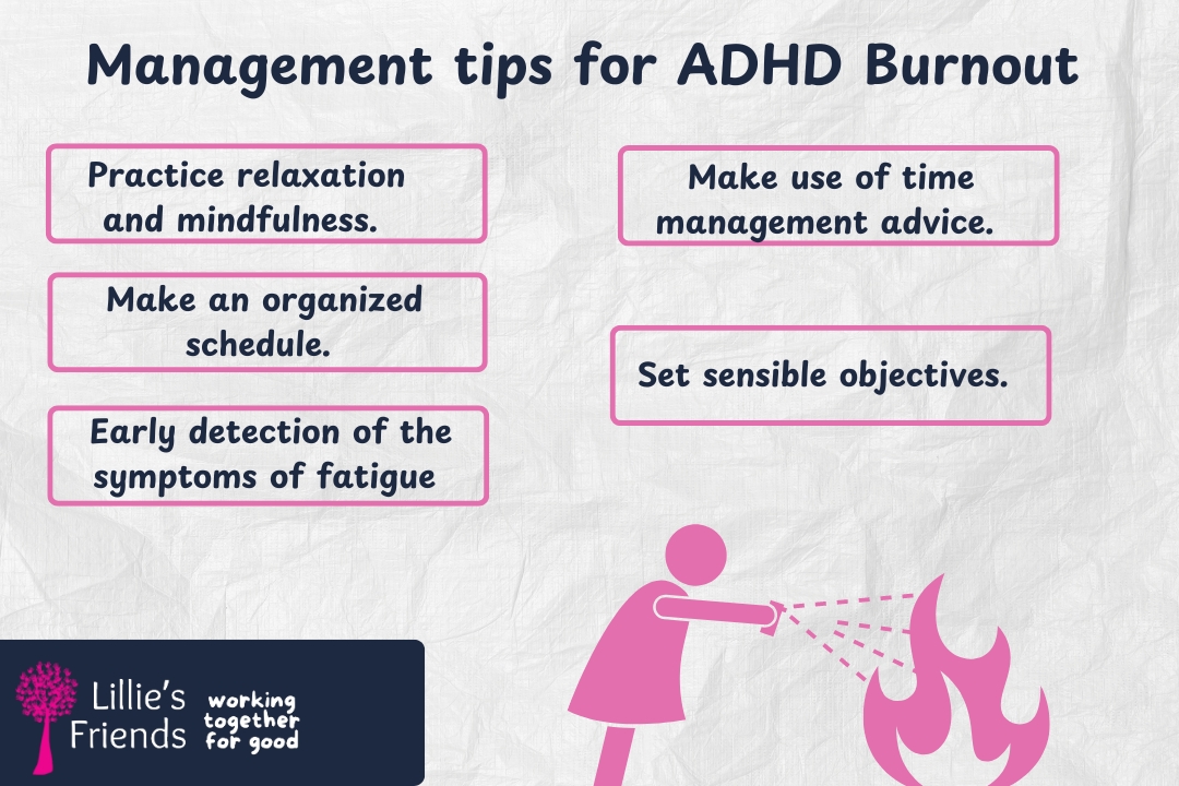 Management tips for ADHD Burnout | Lillie's Friends